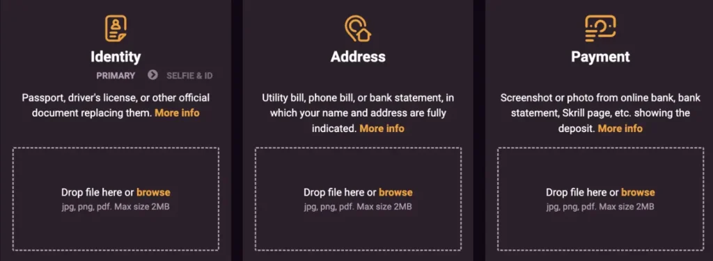 Account verification process